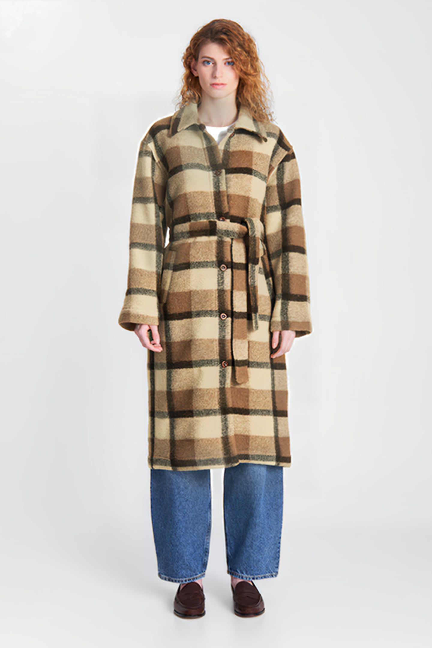 ISOLDE BEIGE CHECK 1