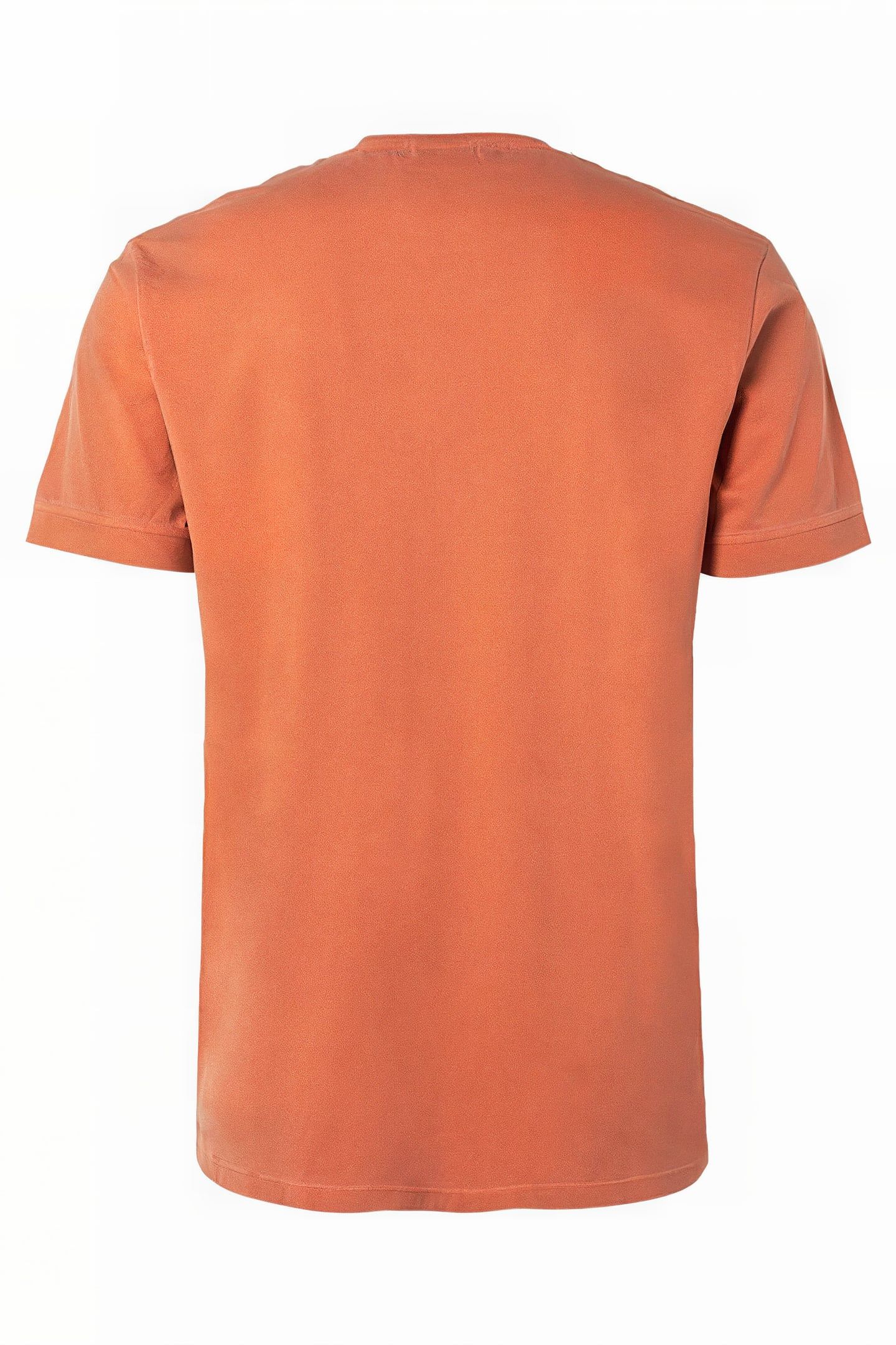 T-SHIRT CREWNECK PRINT GARMENT DYED PAPAYA 5