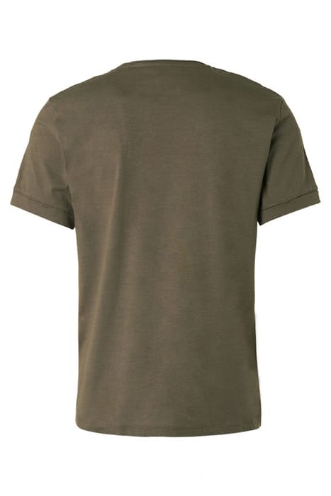 T-SHIRT CREWNECK SLUB ARMY 5