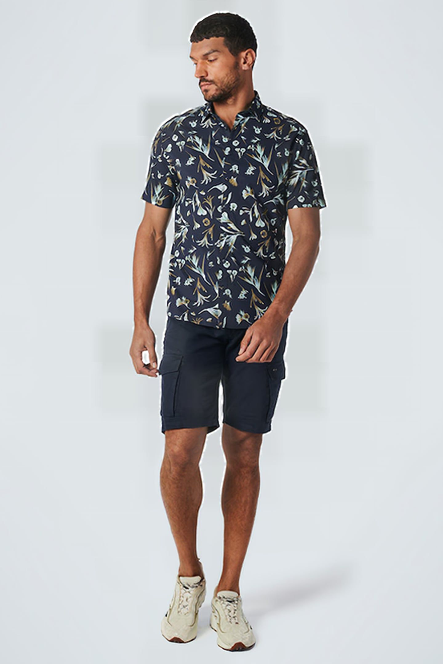 SHIRT SHORT SLEEVE ALLOVER PRINTED NIGHT 3