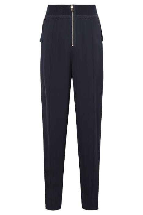 AMBER NAVY STRAIGHT PANTS — REGULAR FIT 4