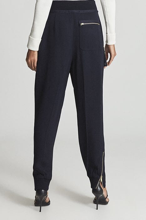 AMBER NAVY STRAIGHT PANTS — REGULAR FIT 2
