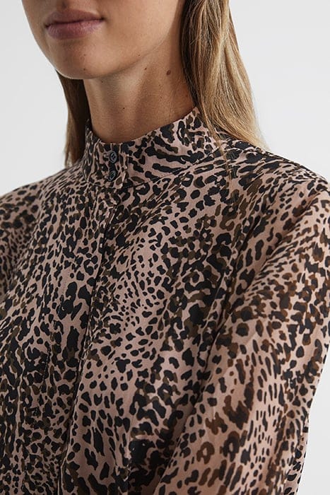 LEONA BROWN JUMPSUIT — THE MODEL IS WEARING A SIZE 8 7
