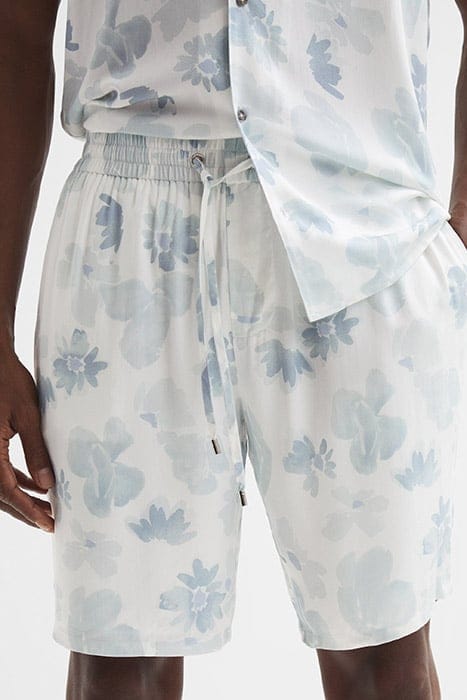 MICAH SHORTS — LIGHT GREY MULT 6
