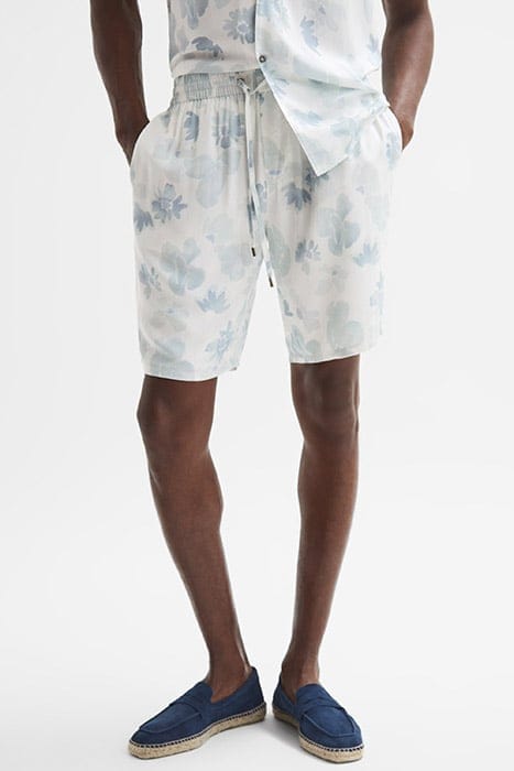 MICAH SHORTS — LIGHT GREY MULT 1