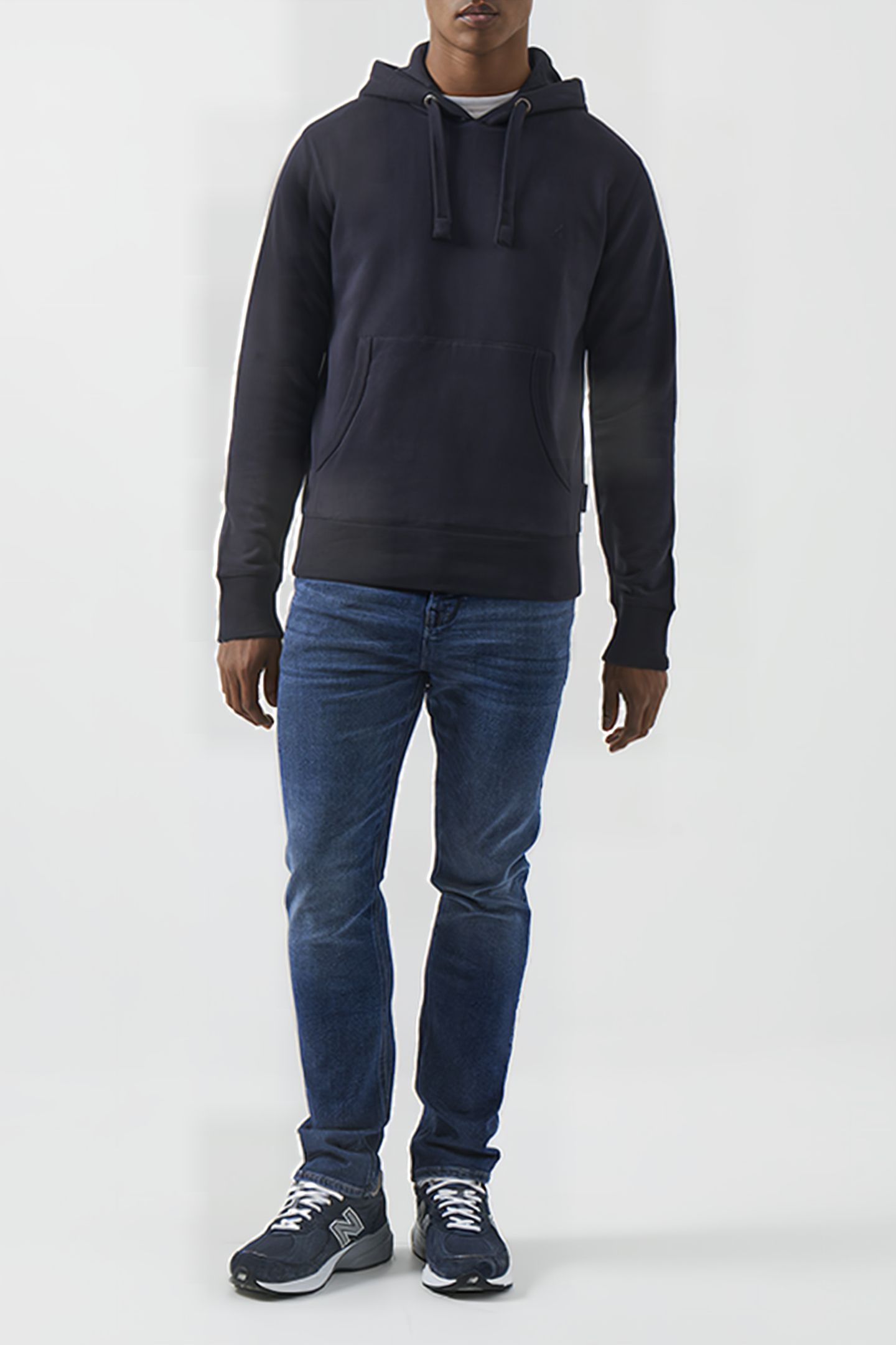 OVERHEAD SWEAT HOODIE DARK NAVY 1
