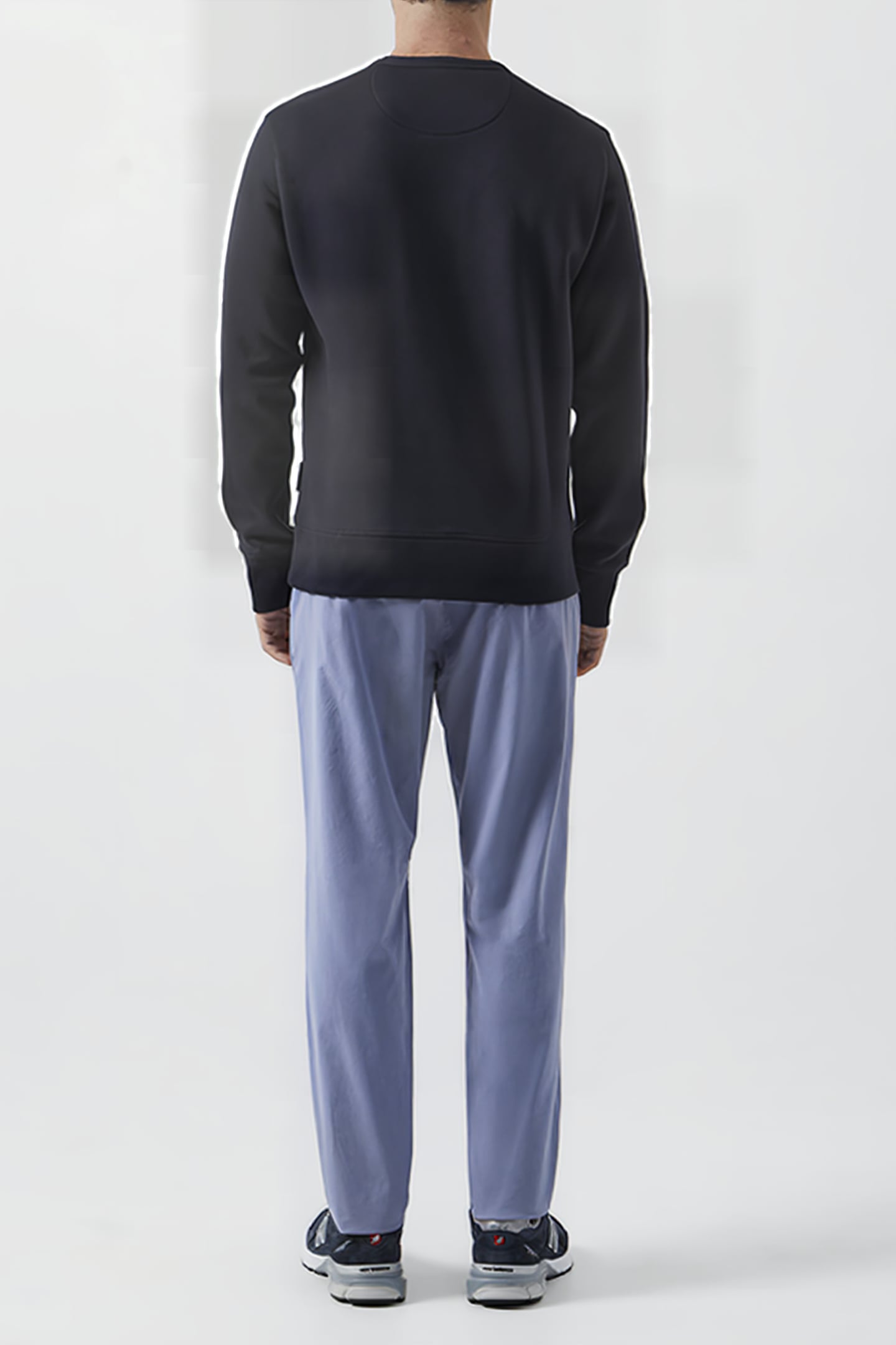 CREW NECK SWEATSHIRT DARK NAVY/GUNMETAL 2