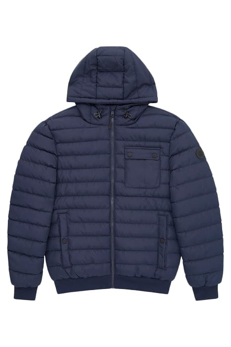 ROW HOODED PUFFER JACKET DARK NAVY 3