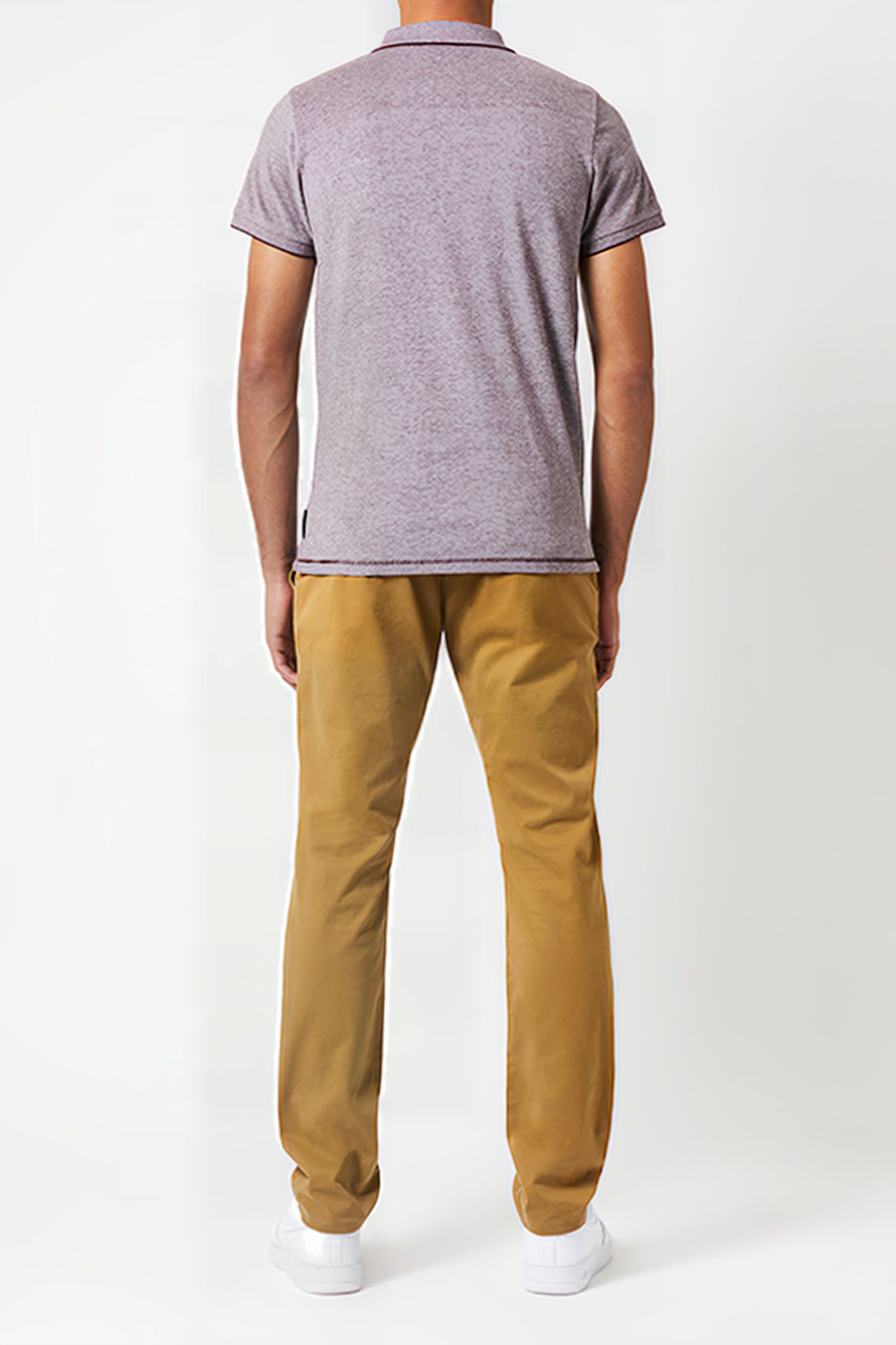 BIRDSEYE SHORT SLEEVE POLO SHIRT WITH TIPPING BORDX BRDSEYE/ 2