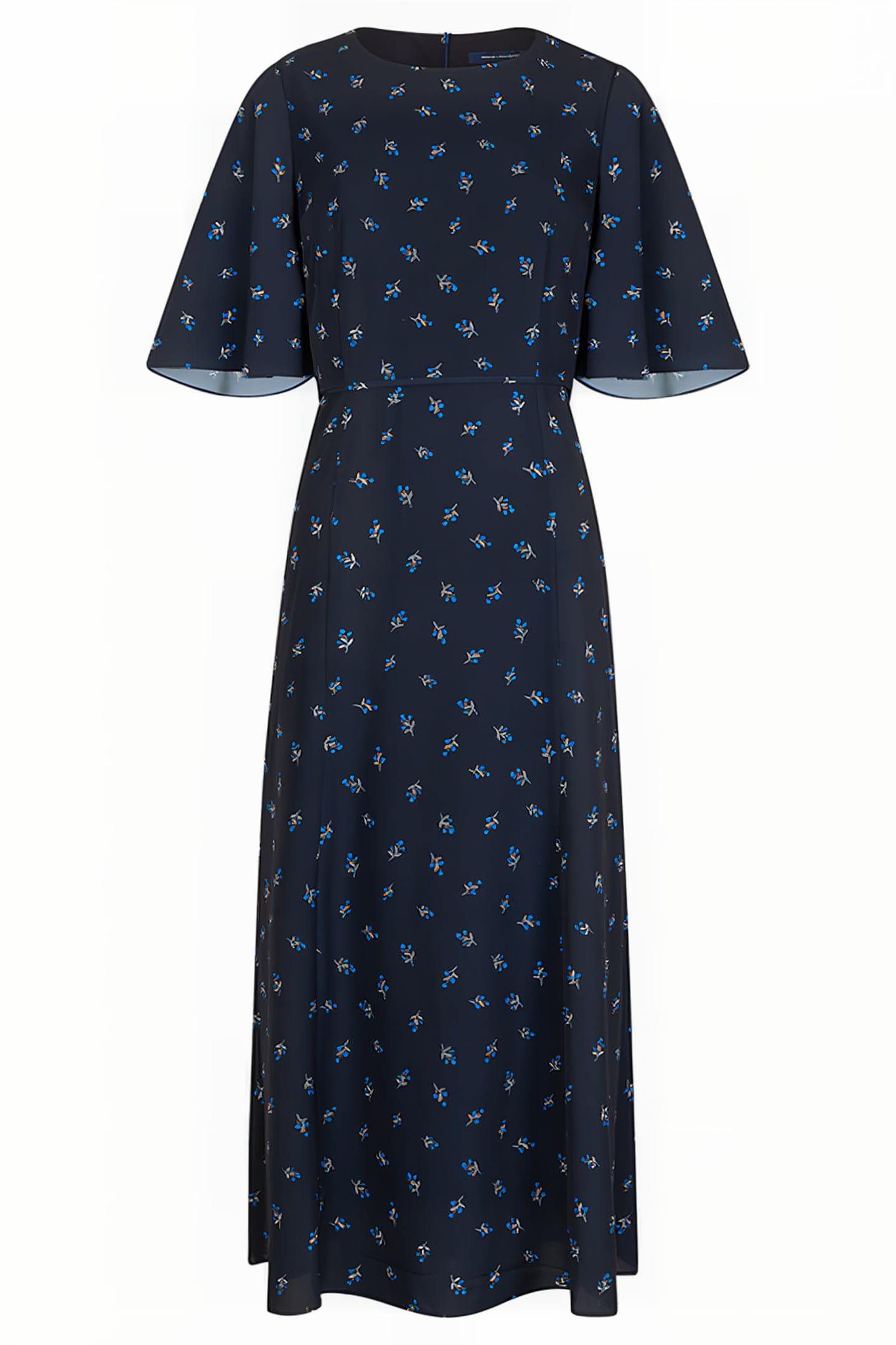CECILIA DELPHINE MIDI DRESS MARINE 3