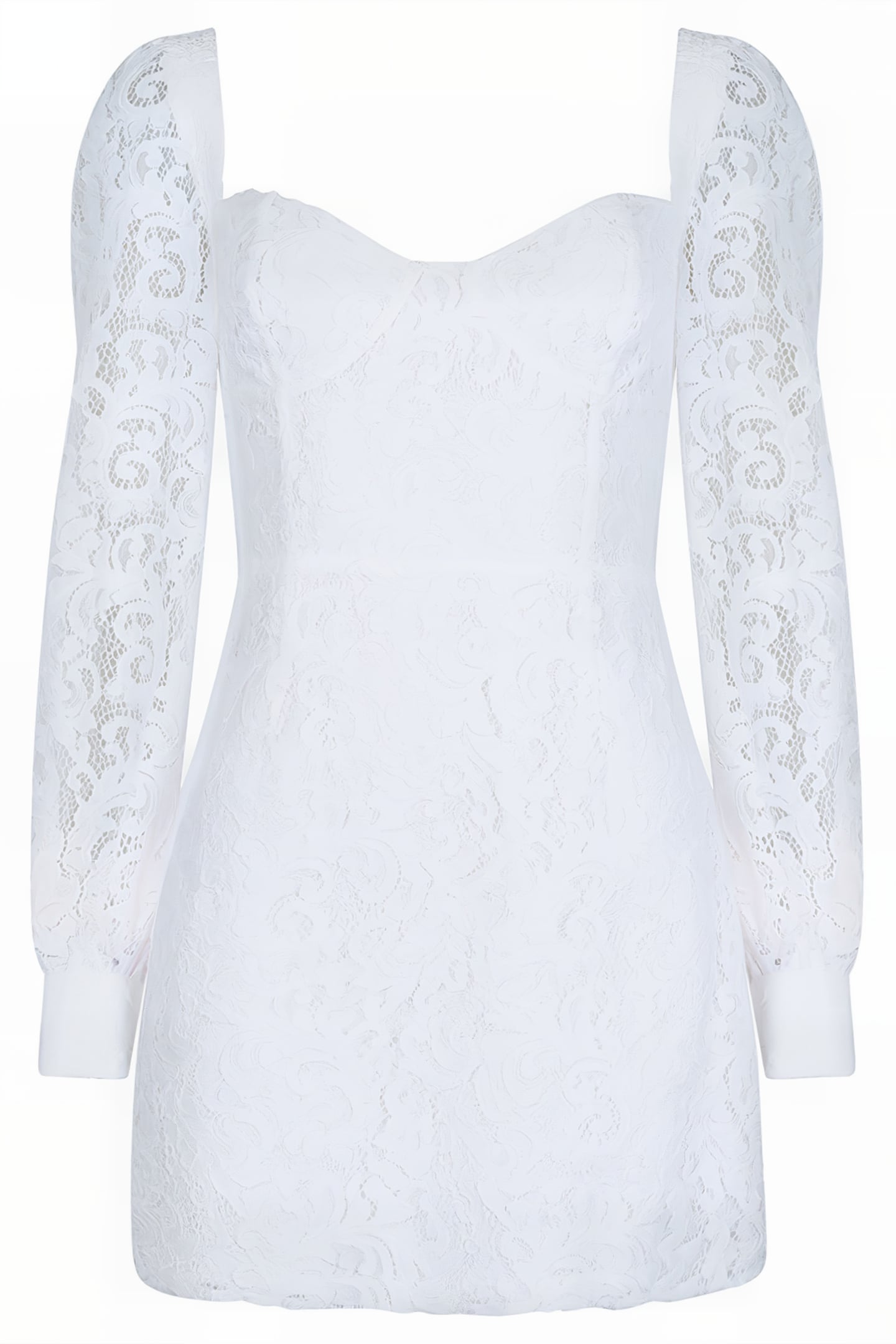 ATREENA LACE MINI DRESS SUMMER WHITE 4