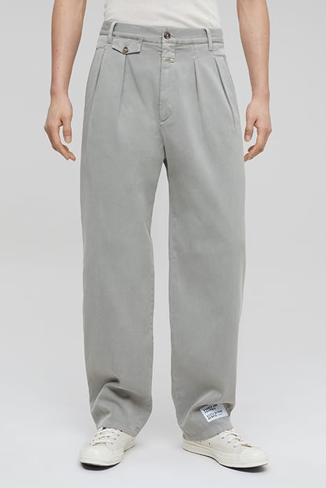 MEN M. PHILOUZE UNISEX CHINO PANTS GRAVEL 1
