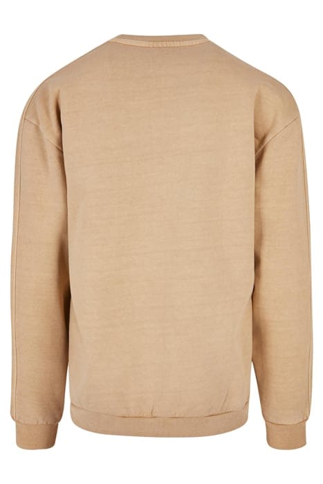 HEAVY TERRY GARMENT DYE CREW UNIONBEIGE 5