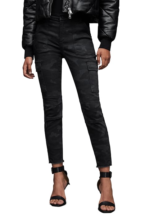 DURAN CAMOU CARGO WASHED BLACK 1
