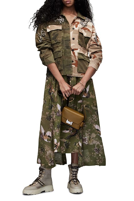 FINCH EMB JACKET CAMO GREEN 4