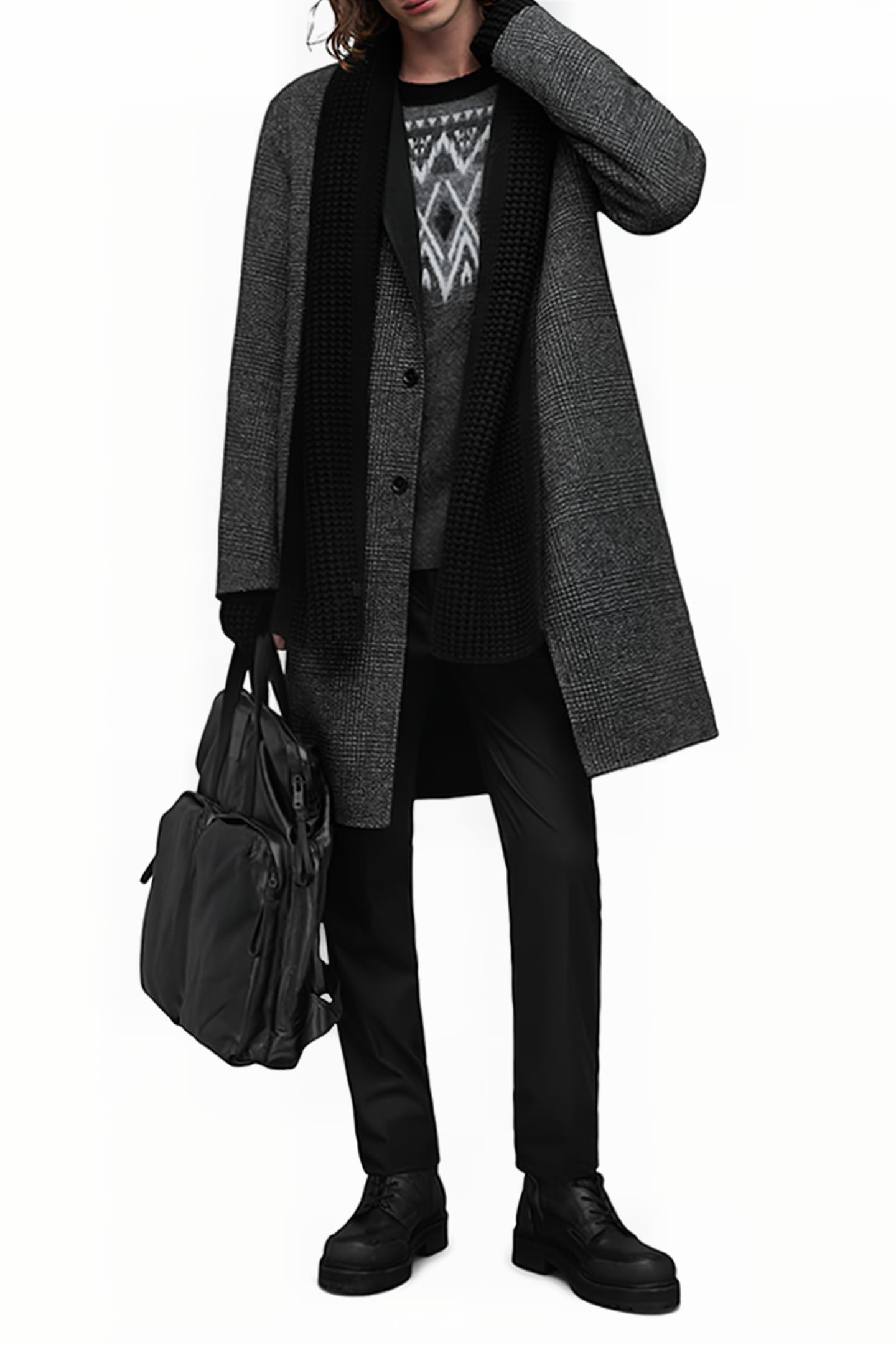 MONROY COAT BLACK/GREY 4