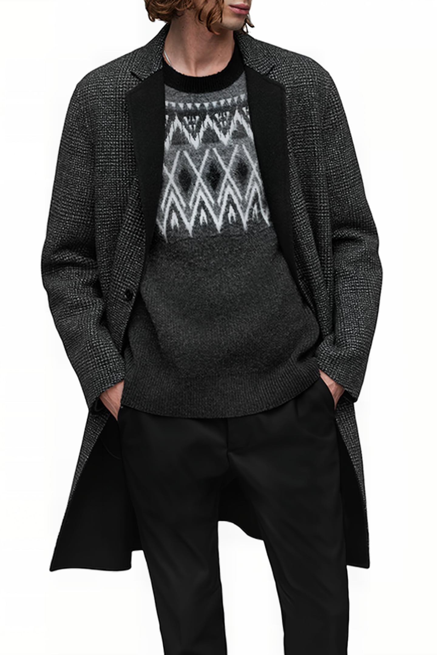 MONROY COAT BLACK/GREY 1