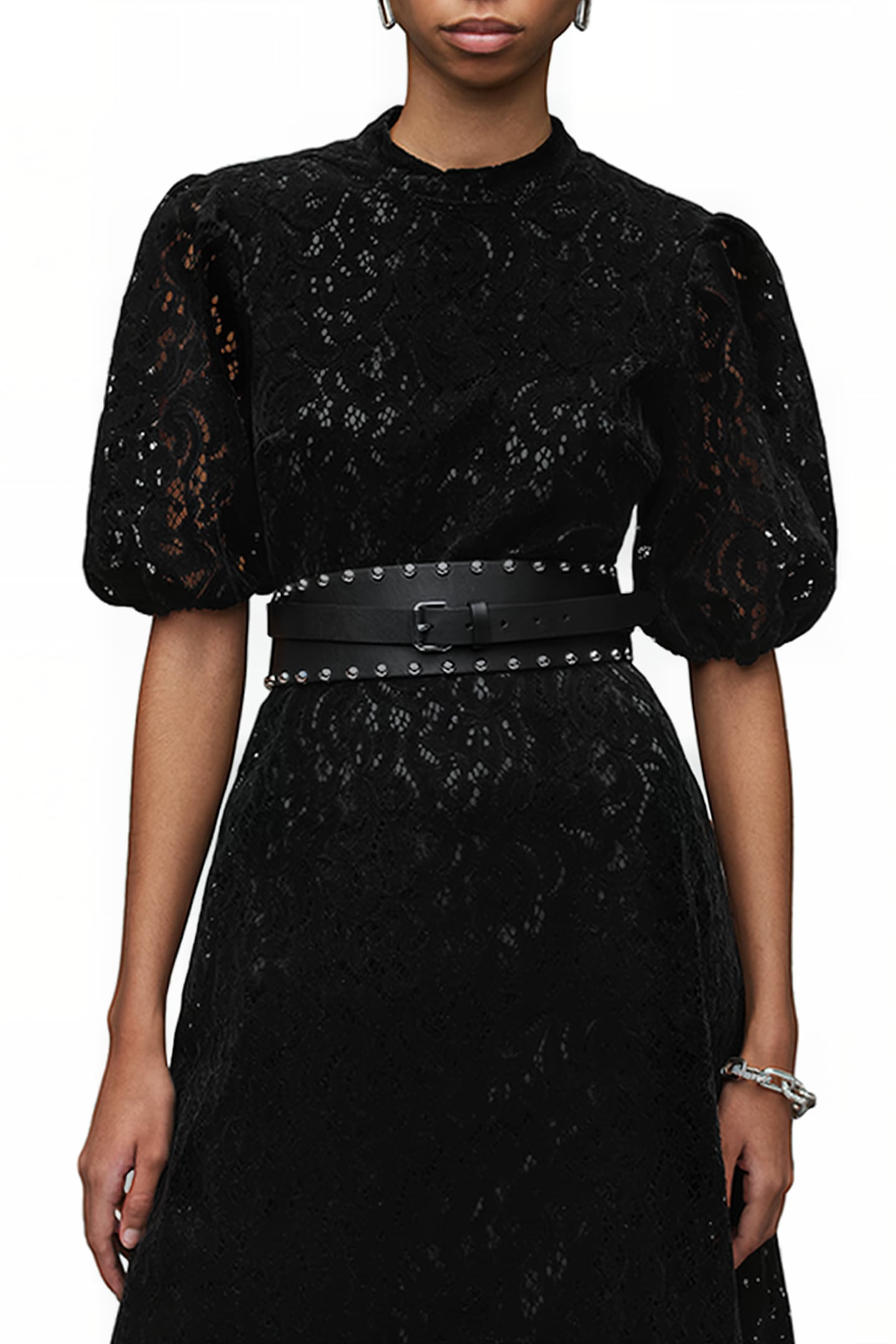 CAMILA LACE DRESS BLACK 5