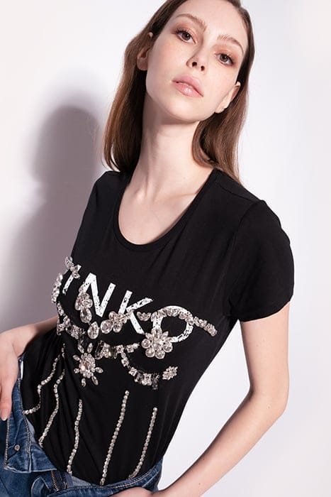 ZURINE T-SHIRT JERSEY DI COTON BLACK 7