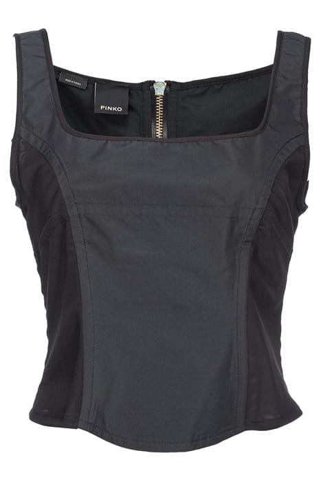 TAPPEZIERE TOP RETE TULLE CON BLACK 1