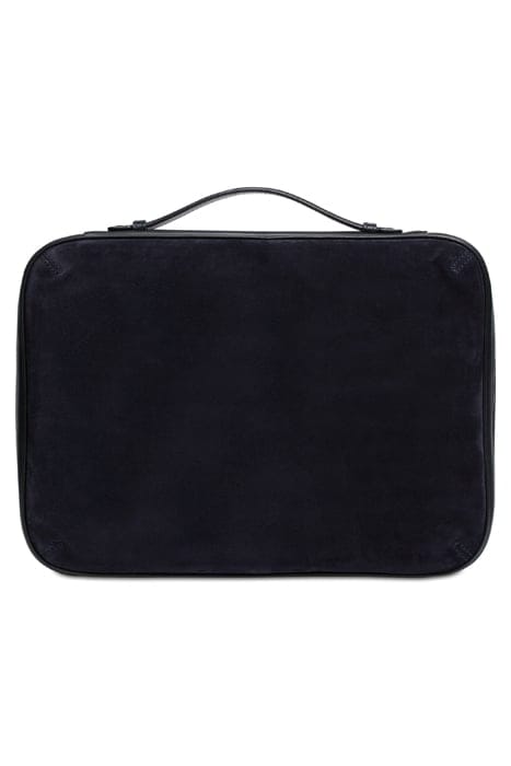 BRIEFCASE SLIM BLUE SUEDE BLUE 1
