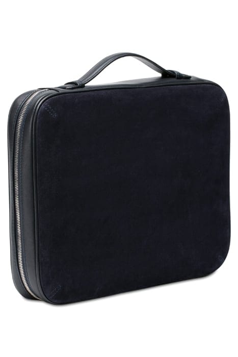 BRIEFCASE SLIM BLUE SUEDE BLUE 3