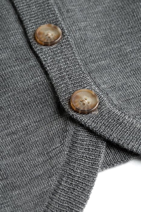 WAISTCOAT MERINO M.GREY GREY 4
