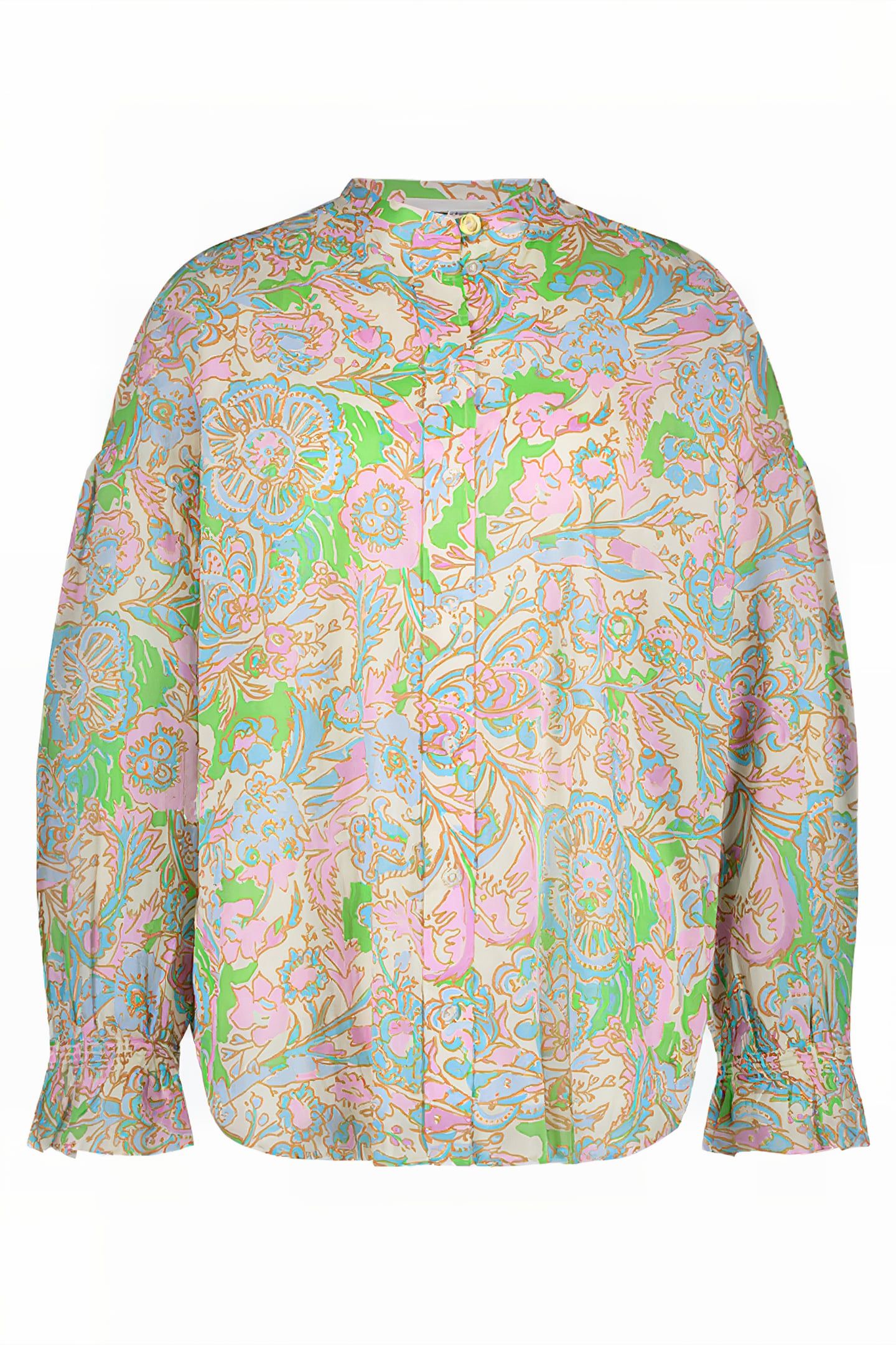 LEXI BLOUSE SANDY BEACH/PINK CAN 4