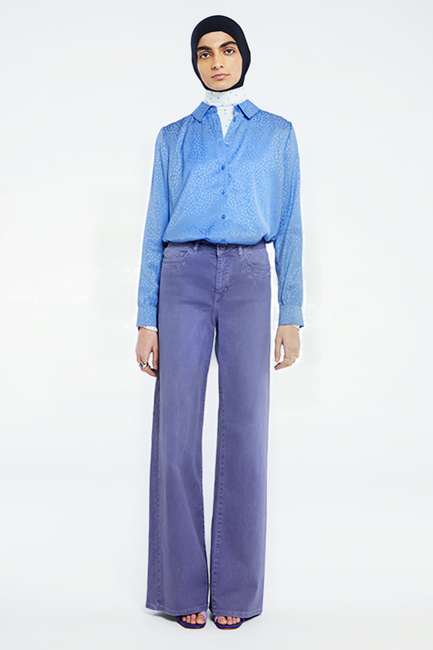 LOT BLOUSE RIAD BLUE 2