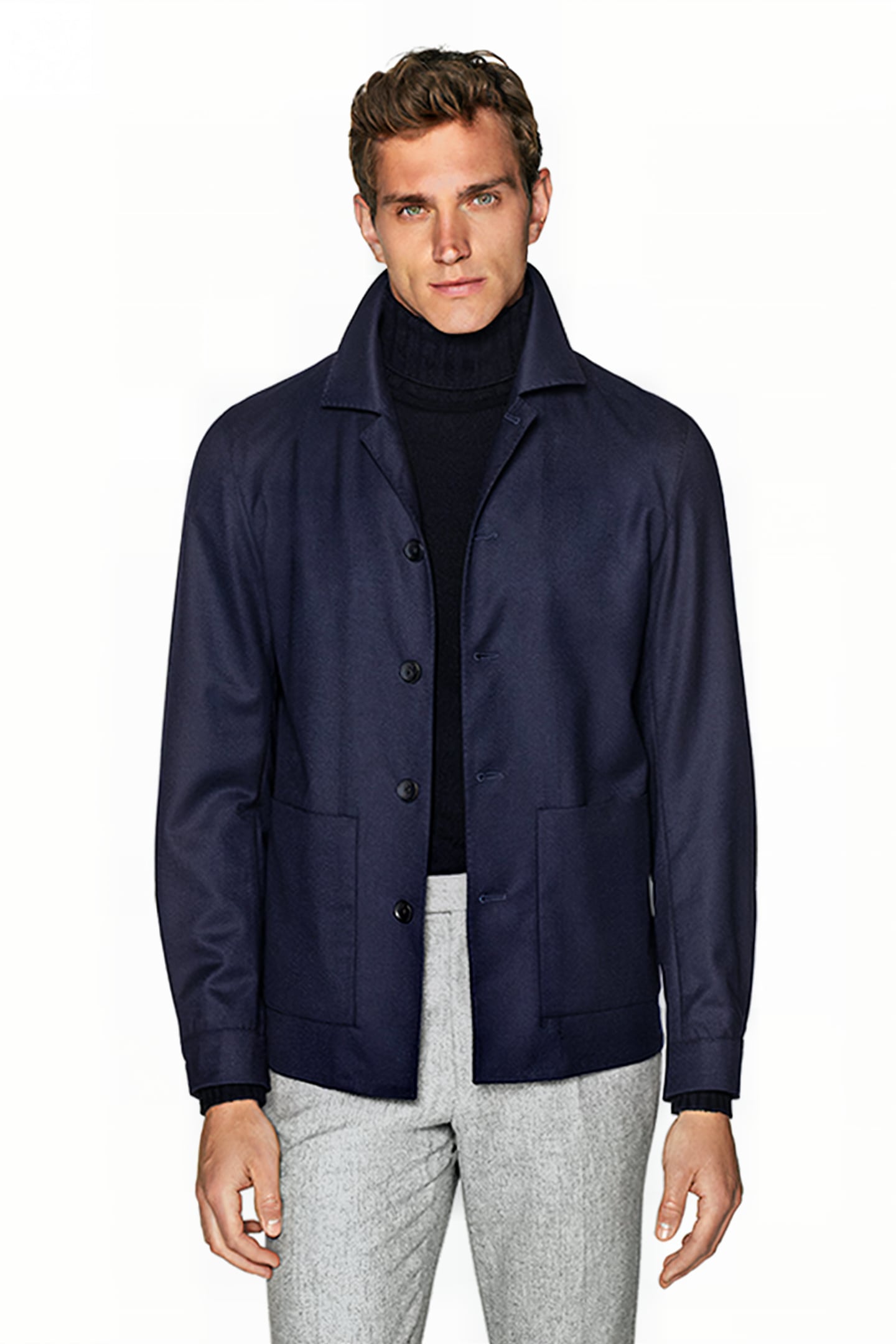 NAVY WALTER SHIRT-JACKET NAVY 1
