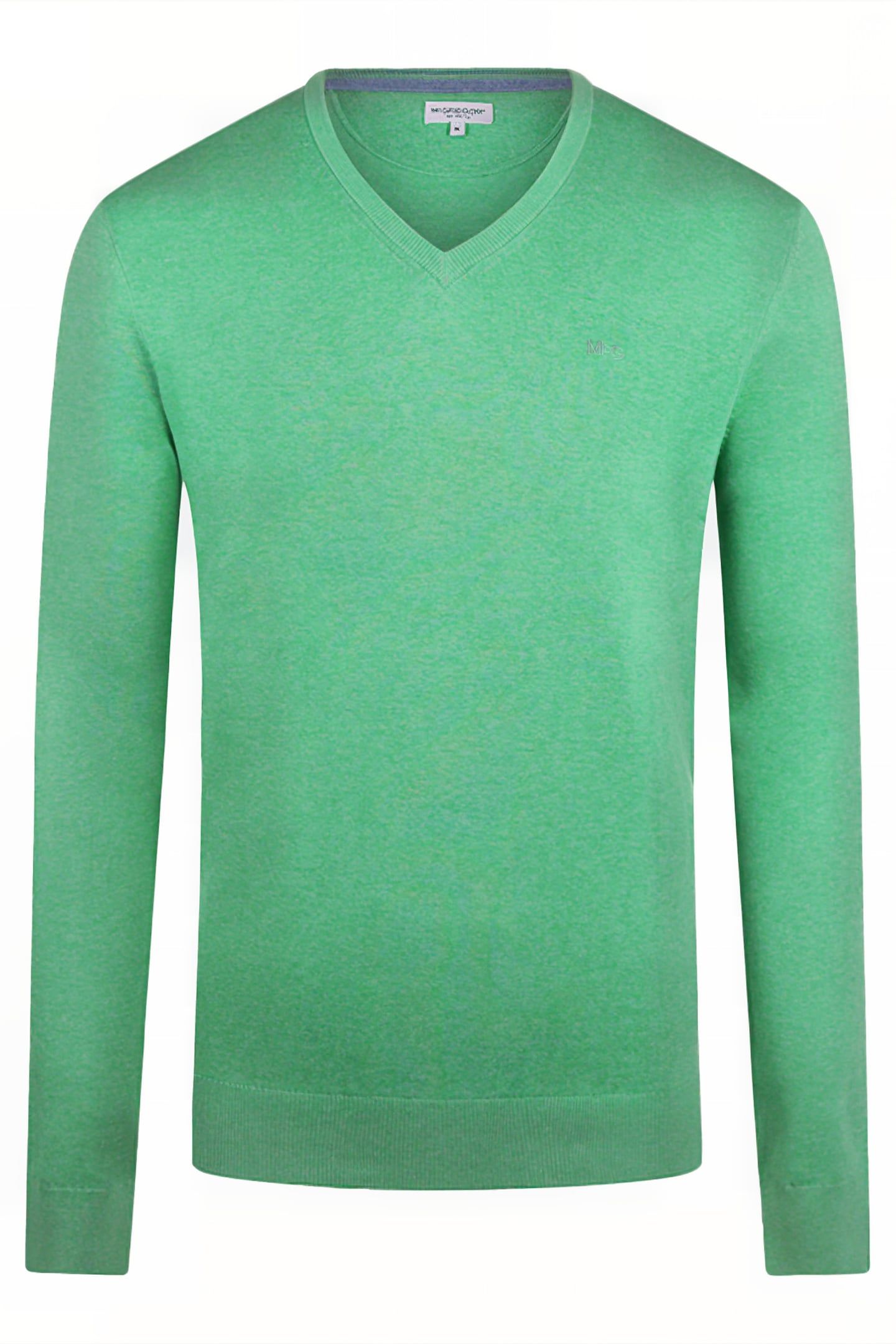 V NECK SWEATER GREEN 1
