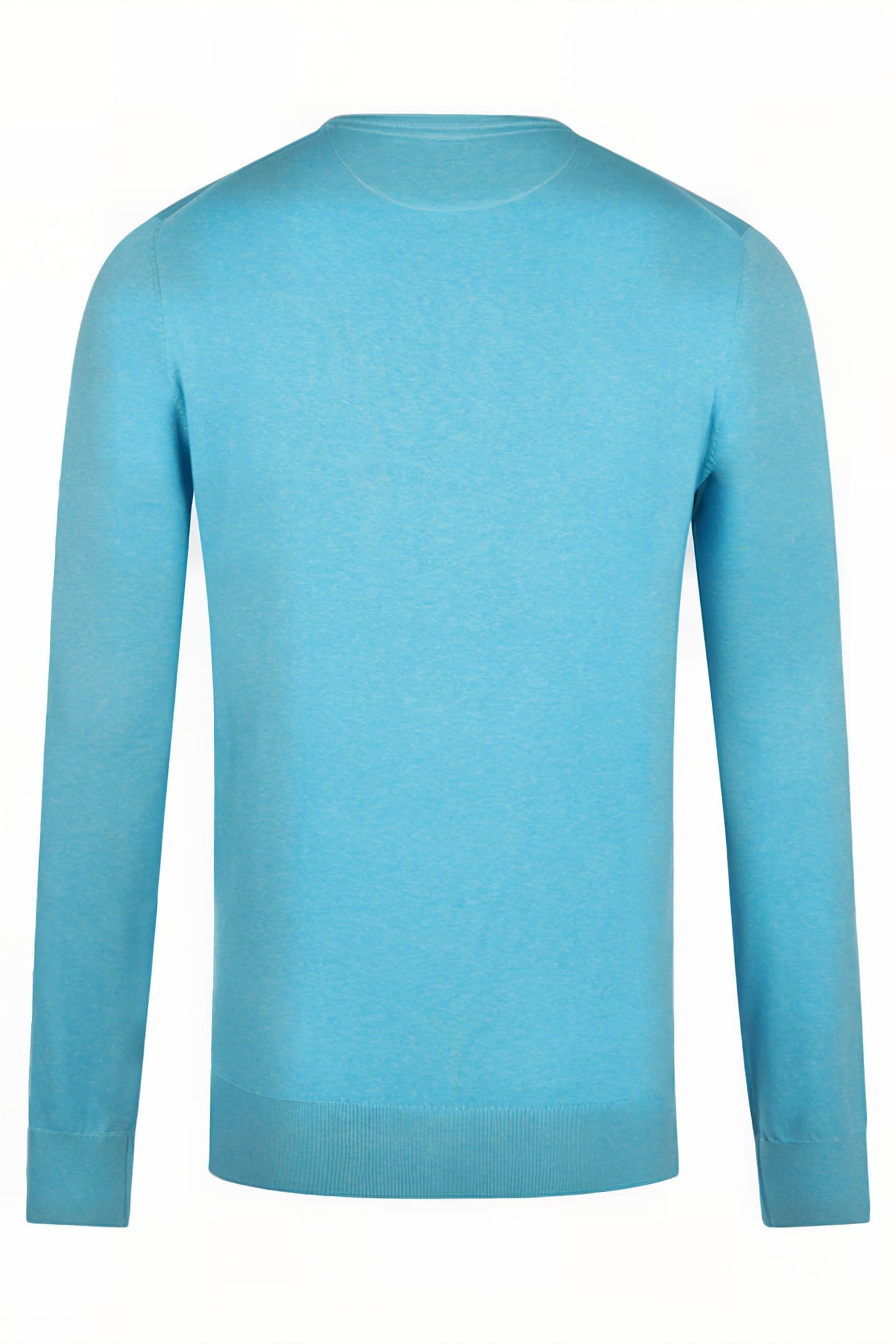 C NECK SWEATER AQUA 2