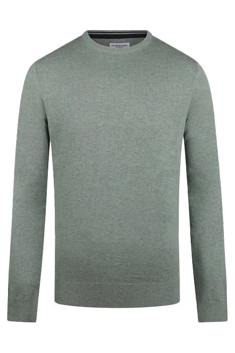 C NECK SWEATER SAGE 1
