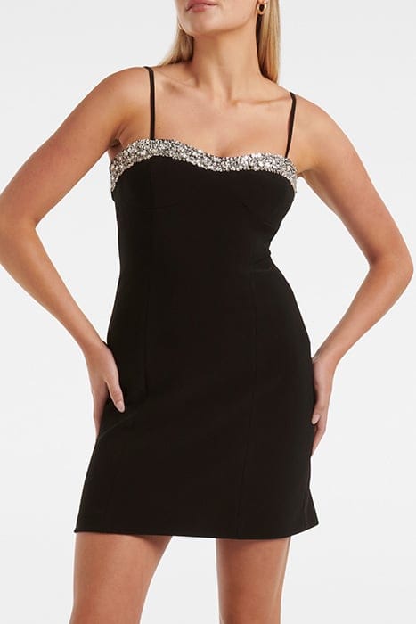 ELLA DIAMANTE PANEL CORSET MIN BLACK 1