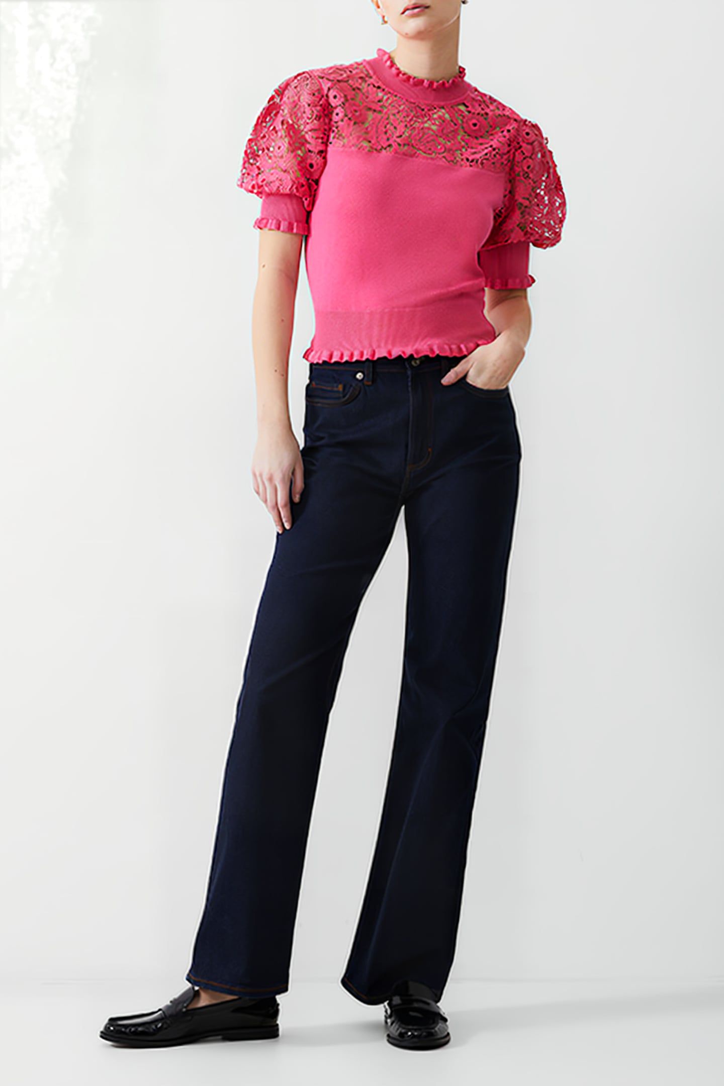 CROCHET MIX KNIT CAMELLIA 2