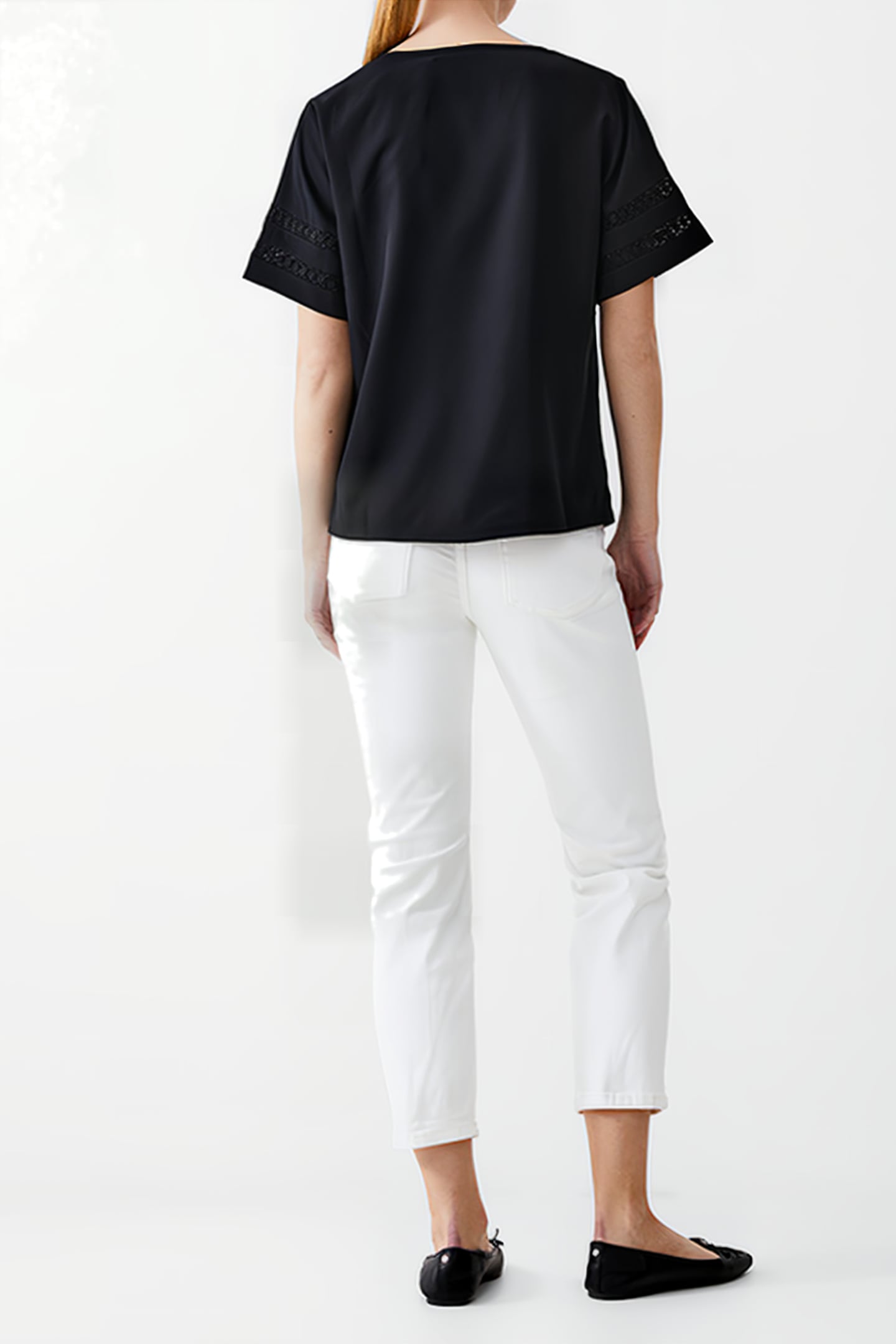 CROCHET TRIM CREPE LIGHT TOP BLACK 3