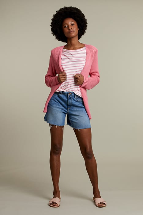 PINK V-NECK CARDIGAN 3