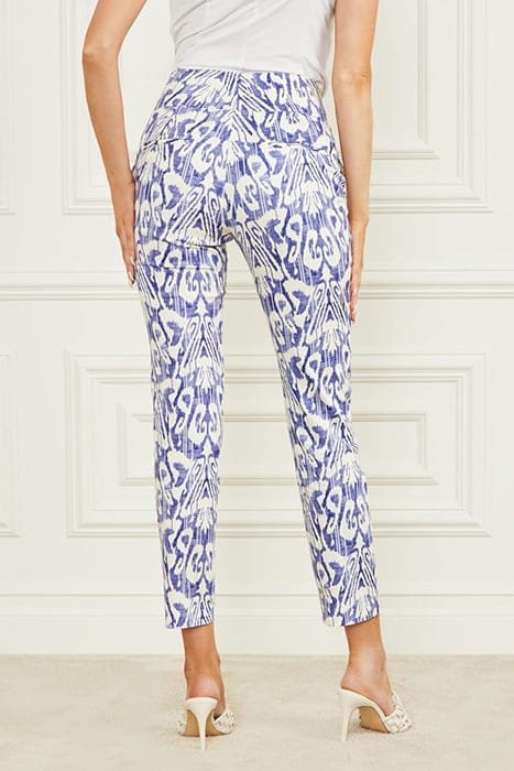 MARCIANO BY GUESS SHELLY PRINTED PANT SUBSTANCE BLUE SKINNY 6