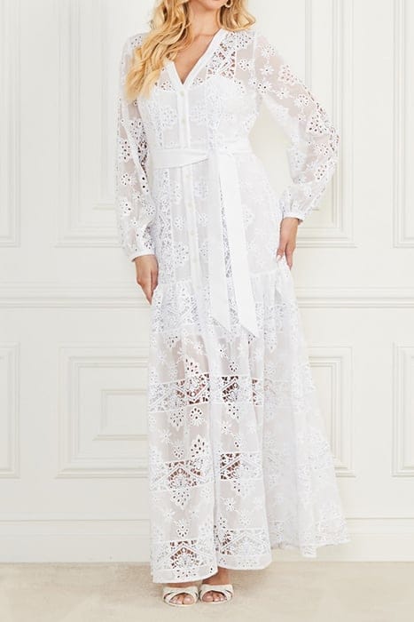 MARCIANO BY GUESS CASSANDRA DRESS TRUE WHITE A000 4