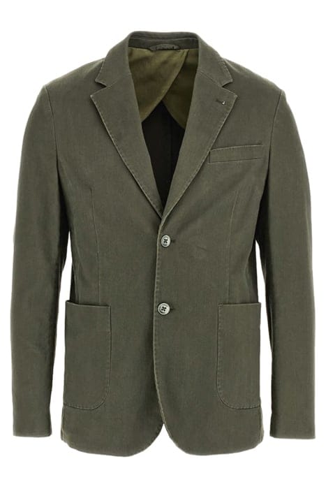MARCIANO BY GUESS GRANT PATCH PKTS MOSSY BLAZER GREEN 4