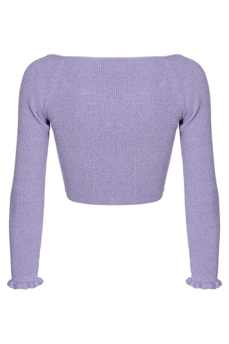 BLUMA CARDIGAN COSTINA LUREX PURPLE TULIP 2