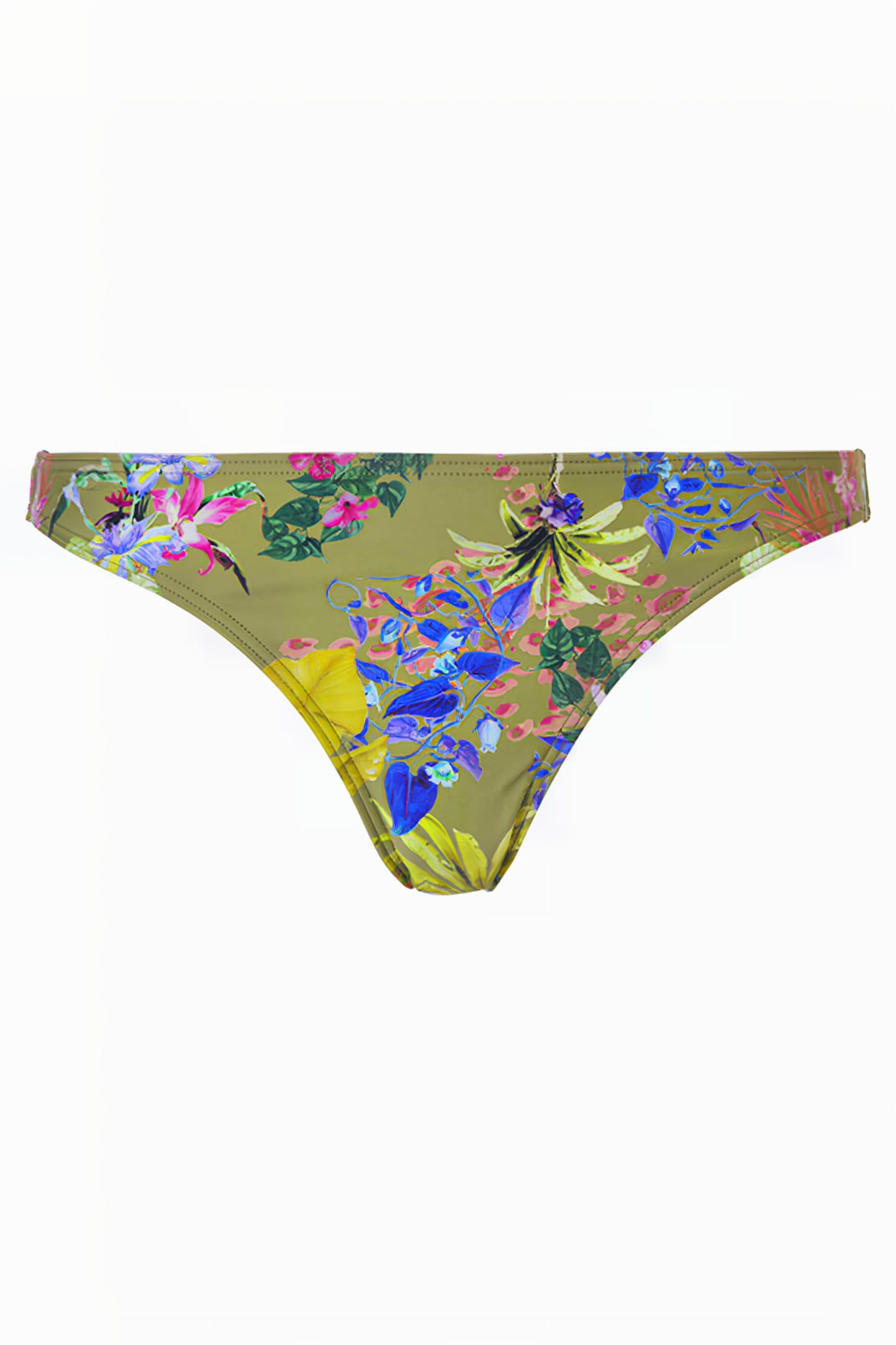 SW BO. BRIEF RIO FESTIVAL SUMMER GREEN DITSY FLOWERS 1