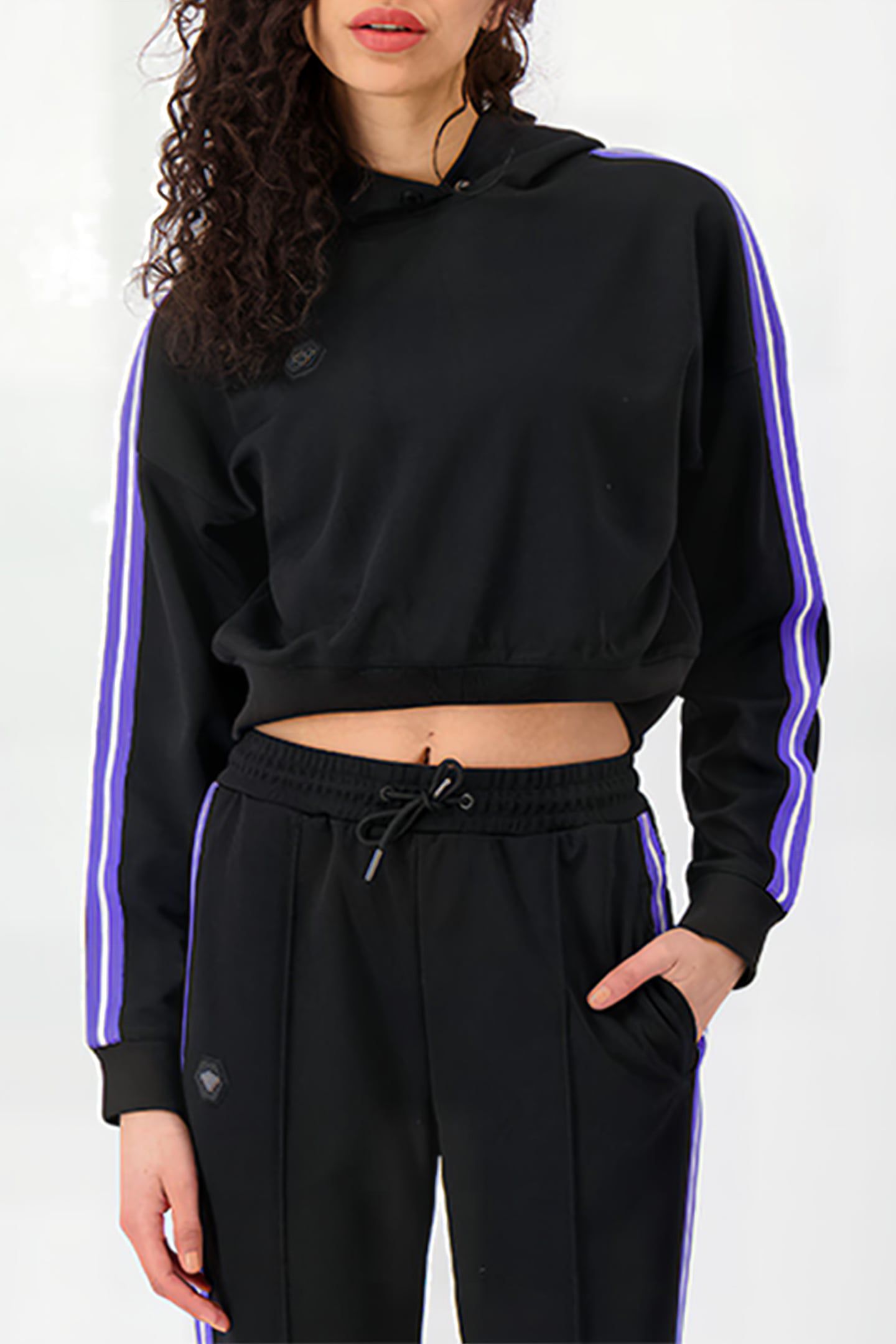TRACE HOODY BLACK 4