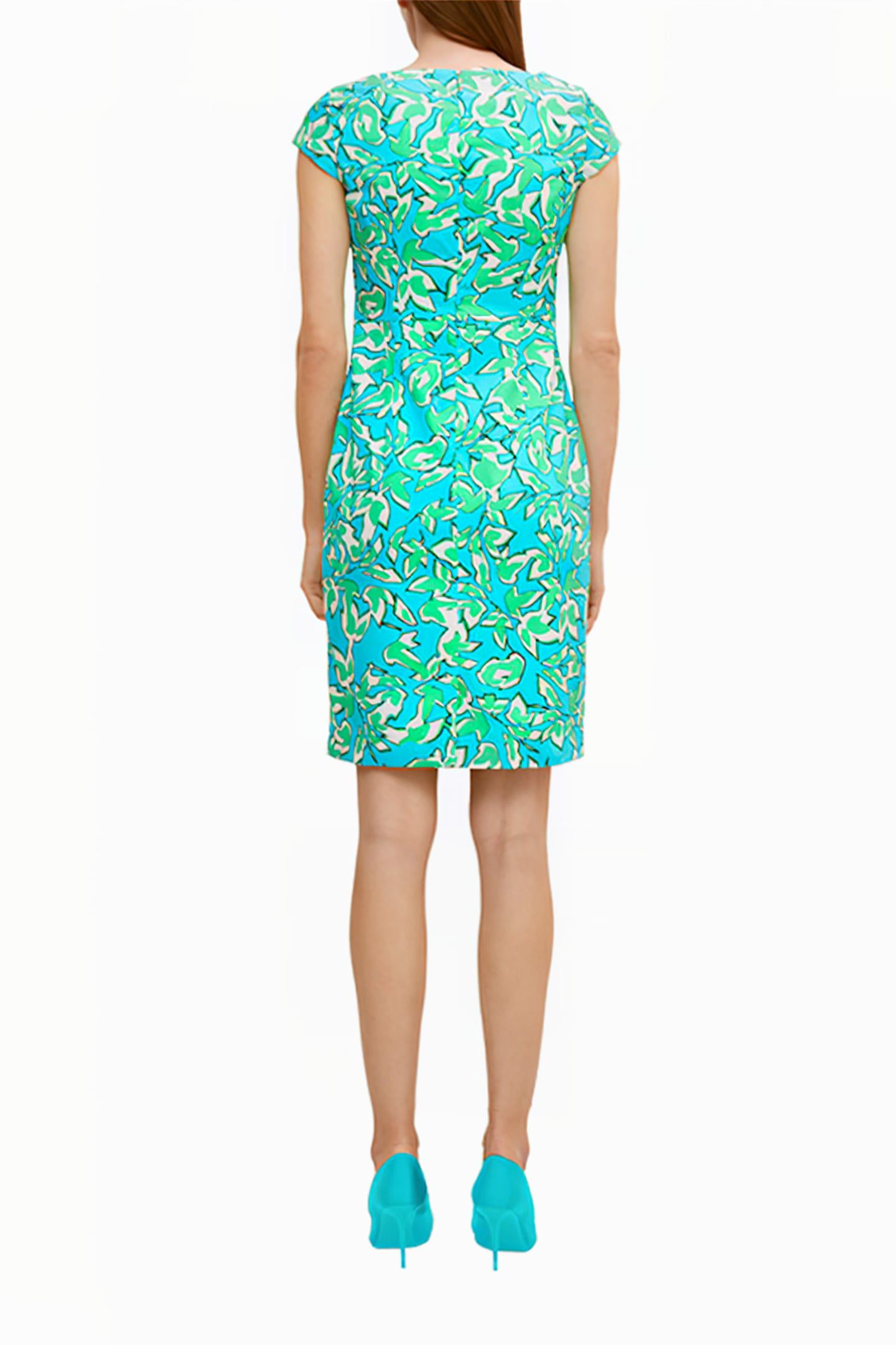 COMMA DRESSES BLUE GREEN 2