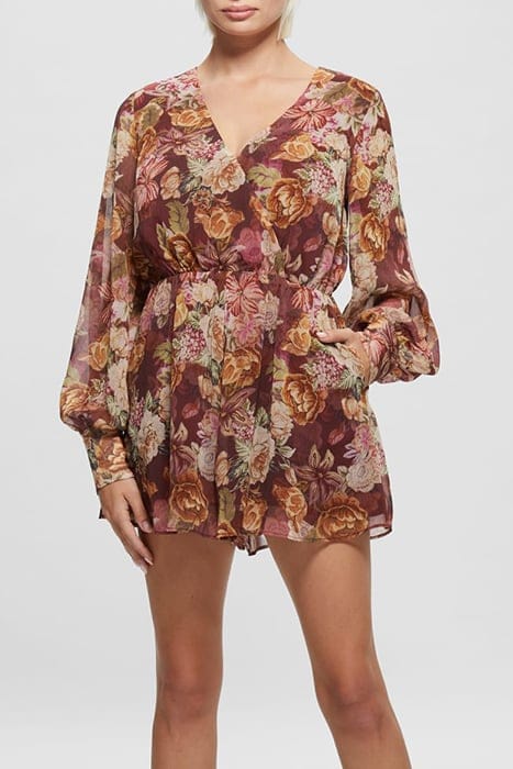 MARCIANO BY GUESS LS CANDIS ROMPER DIGITAL TAPESTRY PRI 1