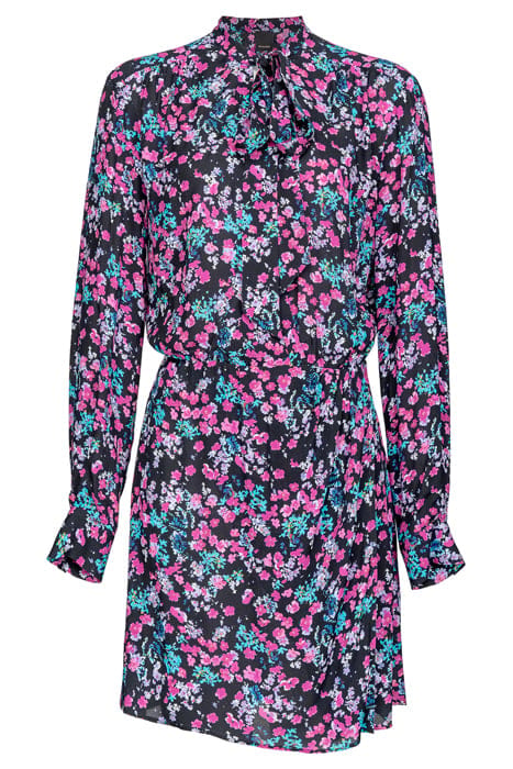 BLENNIO DRESS BLACK/FUCHSIA/LILAC 4