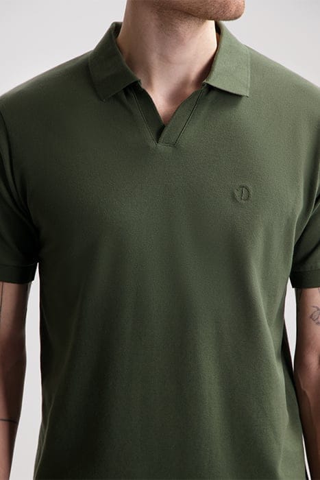 DS-BOWIE V-NECK POLO DARK ARMY 4