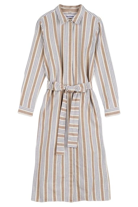 MAGGY ECRU HEMP STRIPE 3