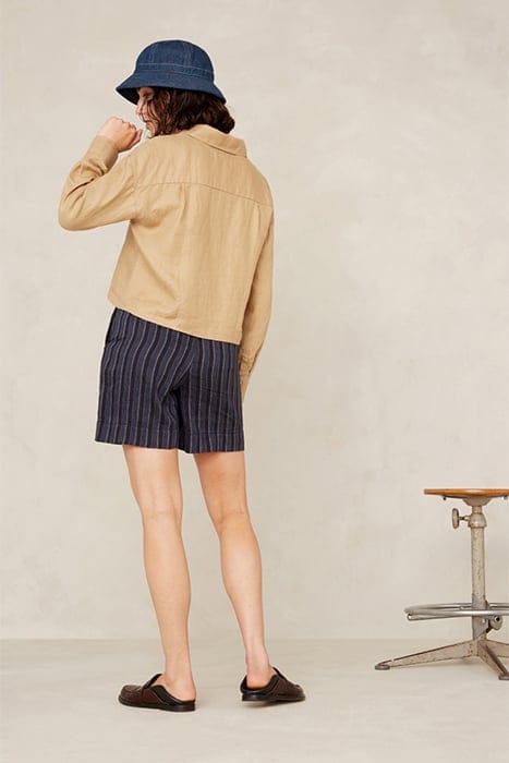BANGJA BLUE LINEN STRIPE 3