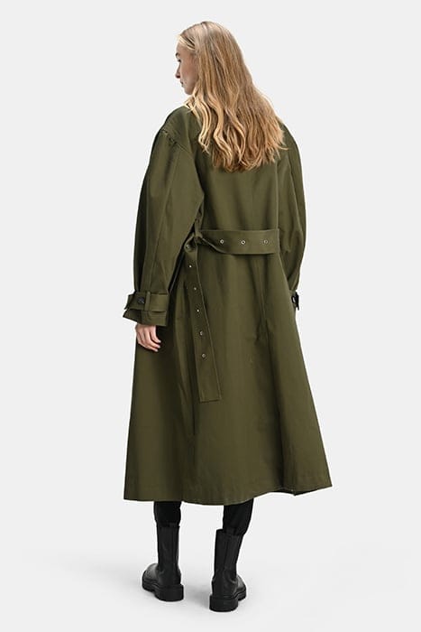 LA-OLIVE TRENCHCOAT ARMYGREEN 2